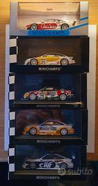5 Opel Calibra 1/43 DTM/ITC MINICHAMPS NUOVE, RARE