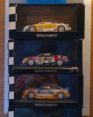 5 Opel Calibra 1/43 DTM/ITC MINICHAMPS NUOVE, RARE