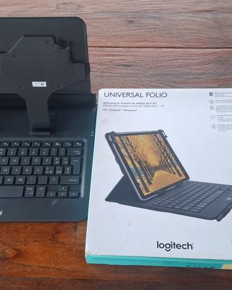 Custodia con tastiera Logitech Universal Folio