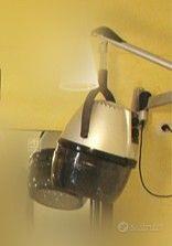 casco capelli con braccio a muro