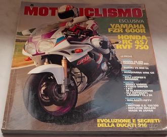 4 Riviste varie di Motociclismo del 1993