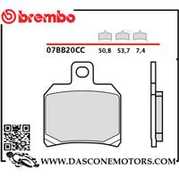 COPPIA PASTIGLIE BREMBO ORGANICHE