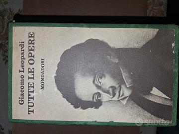 Leopardi tutte le opere cofanetto mondadori