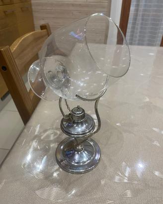 set di scaldabrandy con bicchiere da Cognac