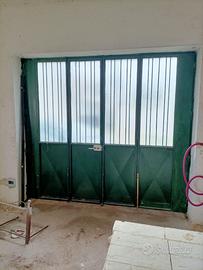 Portone garage in ferro 4 ante