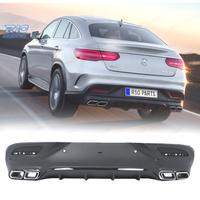 DIFFUSORE MERCEDES GLE C292 COUPÉ NERO + TERMINALI