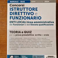 Manuale Concorsi ISTRUTTORE DIRETTIVO E FUNZIONARI