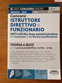 Manuale Concorsi ISTRUTTORE DIRETTIVO E FUNZIONARI