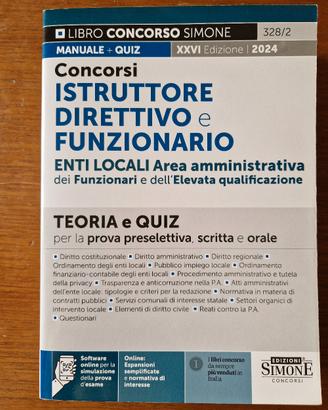 Manuale Concorsi ISTRUTTORE DIRETTIVO E FUNZIONARI