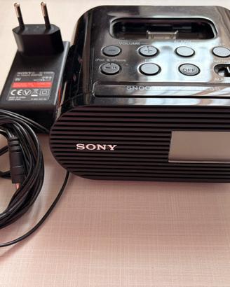 Radiosveglia Sony funzionante + dock iPod/iPhone