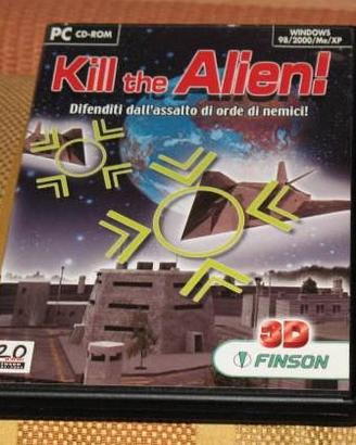 PC CD-ROM  3D KILL THE ALIEN  FINSON