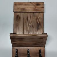 Appendino/Organizer da Muro in legno rustico