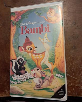 Bambi VHS originale Walt Disney Black Diamond