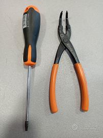 pinza per anelli elastici + giravite torx t20 beta