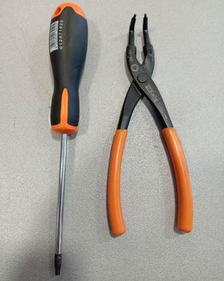 pinza per anelli elastici + giravite torx t20 beta