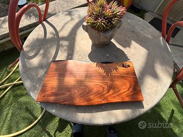 Tagliere artigianale in legno massiccio – Rustico
