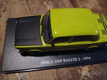 modellino simca 1000 rallye 1974