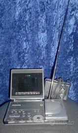 LCD Pocket color TV Philips 3LCD 2050 con difetto