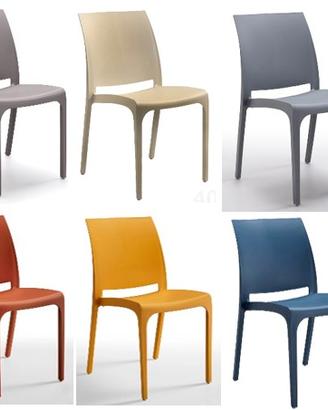 Sedie Impilabili Polipropilene Bar Ristorante 0334