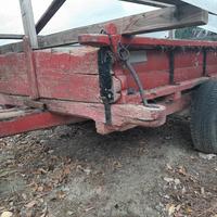 Antico carro agricolo a due buoi