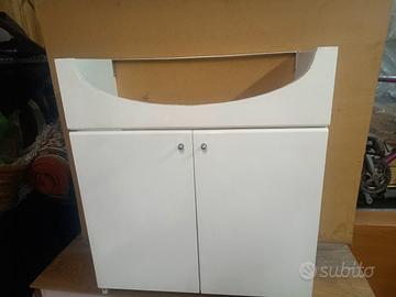 mobile bagno laccato avorio cm 70