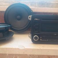 autoradio originale golf 5 + casse