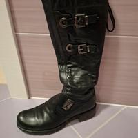 stivale pelle nero donna taglia 36