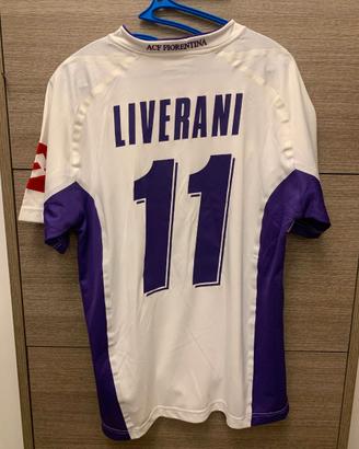 Maglia matchworn Fiorentina 2007-08 #11 LIVERANI