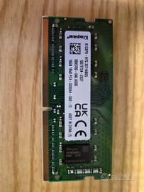 Ram 16gb ddr4 3200mhz per notebook 