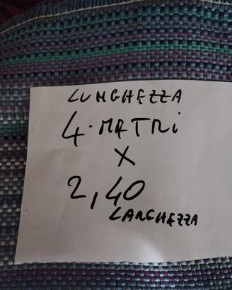 stuoia da campeggio o giardino