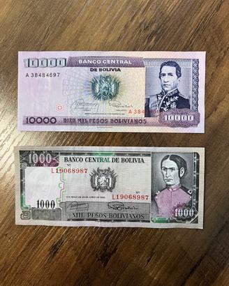 Banconote boliviane