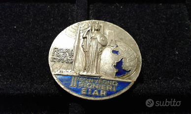 Distintivo II Convegno Pionieri EIAR 1937 RRR
