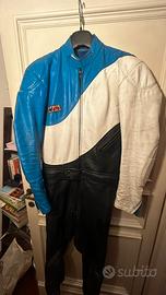 TUTA IN PELLE PER MOTO GIMOTO DUE PEZZI