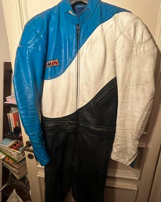 TUTA IN PELLE PER MOTO GIMOTO DUE PEZZI