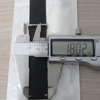 Cinturino per Hamilton _ Pelle/Nero 18mm _ NUOVO 