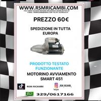MOTORINO AVVIAMENTO SMART 451