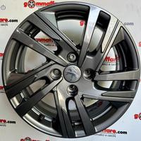 4 cerchi lega peugeot 208 "soho" 16 lt002904