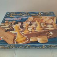 DAMA e SCACCHI IN LEGNO.
