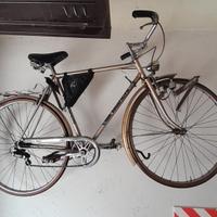 bicicletta uomo Bianchi oro cambio 5