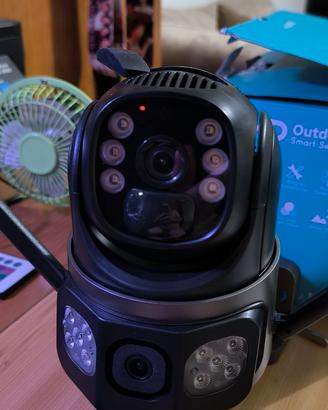 webcam da esterno 4G +slot x SD+pannello solare