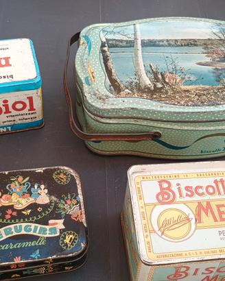 scatole latta vintage 