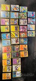 Lotto di 35 carte pokemon