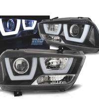 FARI PER DODGE CHARGER 11-15 A LED NERI