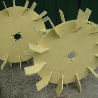 Ruote per fresa in ferro artigliate antislittameno