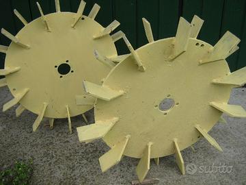 Ruote per fresa in ferro artigliate antislittameno