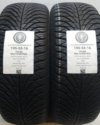 2 GOMME 195 55 16 FULDA A68220