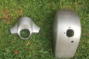 Parafango e plastica manubrio originale LML Star