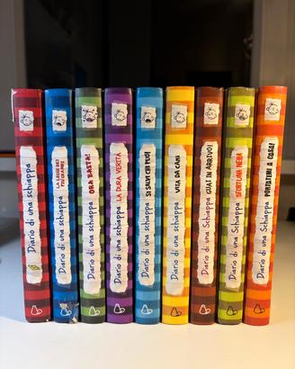 Lotto 9 libri "Diario di una Schiappa" - Jeff Kin