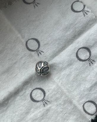 Pandora clip Foglie scintillanti in argento 925