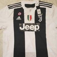 Maglia Juventus 18/19 Home Ronaldo Bianco Nero